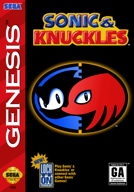 Sonic & Knuckles (Usa) Genesis Print Poster