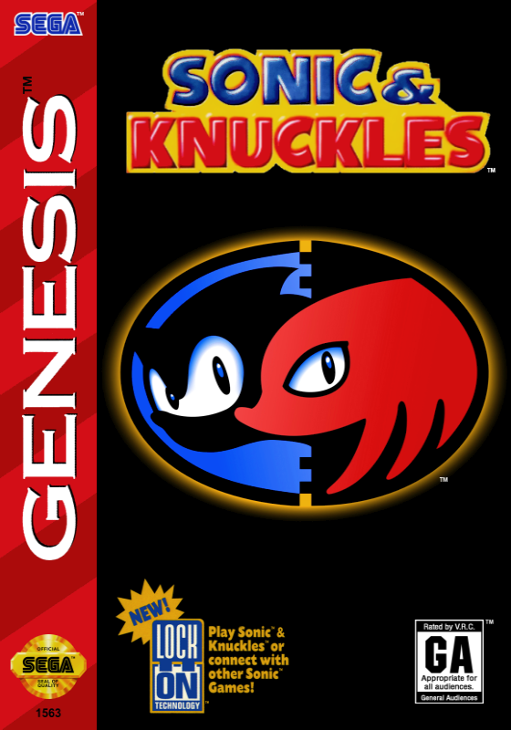 Sonic & Knuckles (Usa) Genesis Keychain