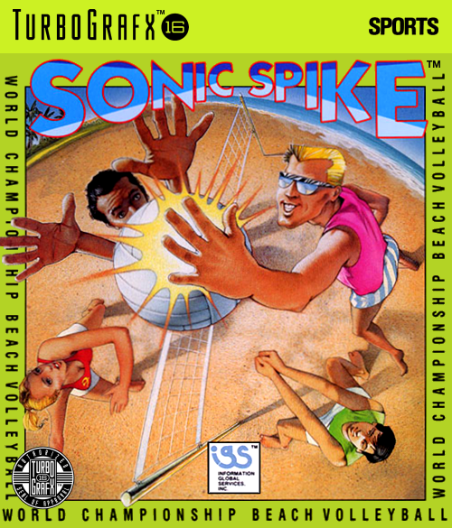 Sonic Spike Turbografx 16 Print Poster