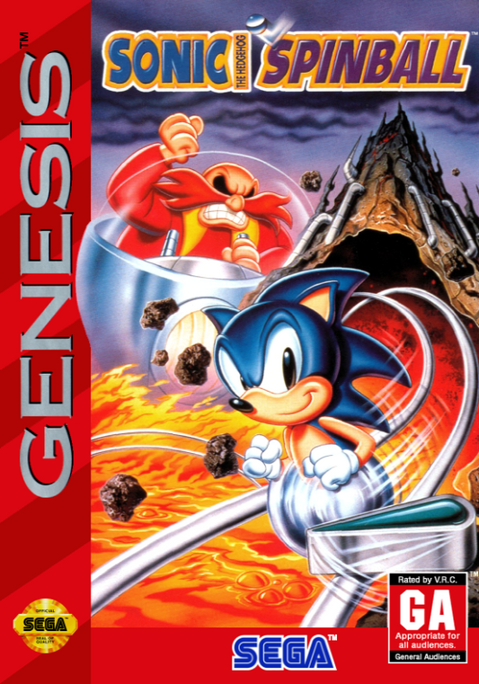 Sonic Spinball (Usa) Genesis Print Poster