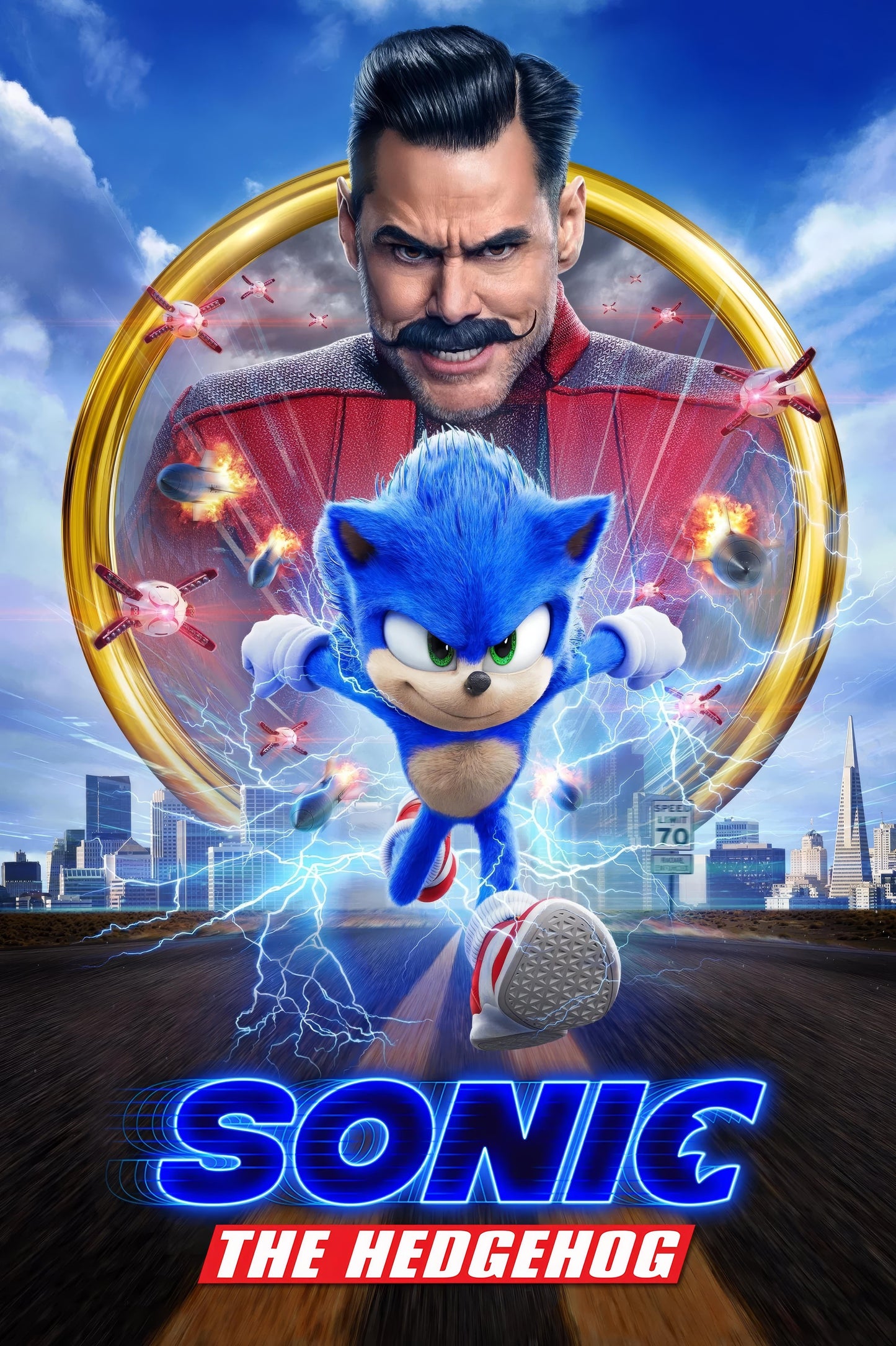 Sonic The Hedgehog (2020) Movie Magnet