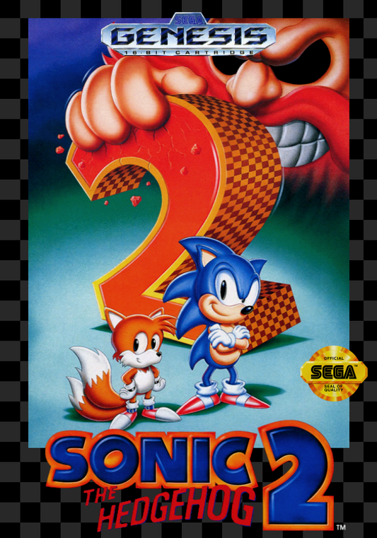 Sonic The Hedgehog 2 (Usa) Genesis Print Poster