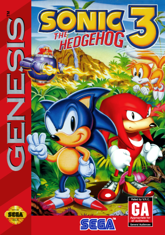 Sonic The Hedgehog 3 Complete (Usa, Custom By Joshd) Genesis Keychain