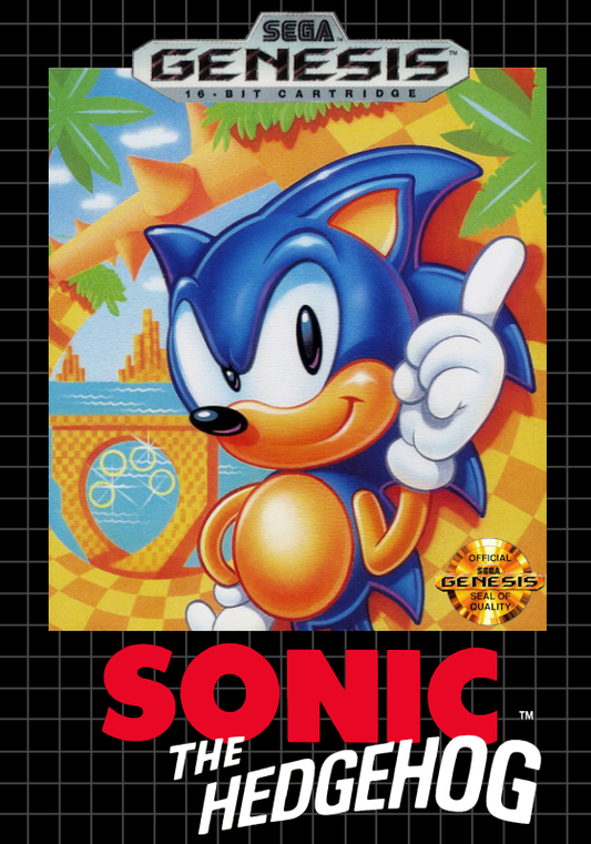 Sonic The Hedgehog (Usa) Genesis Print Poster