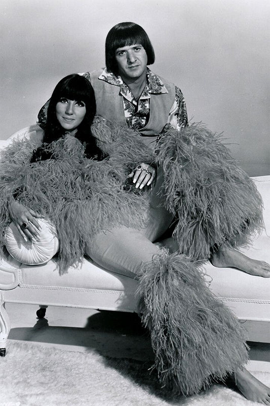 Sonny And Cher American Husband And Wife Pop Duo Jigsaw Puzzle