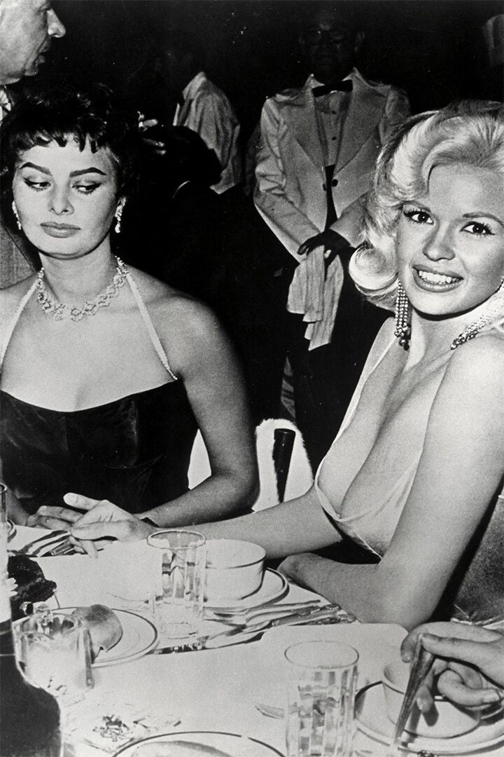 Sophia Loren Jayne Mansfield Parsons Actors Jigsaw Puzzle