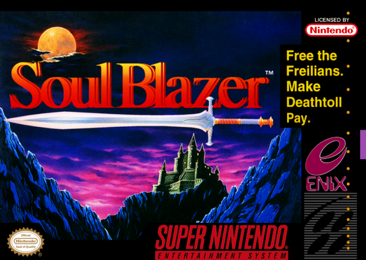 Soul Blazer (Usa) Snes Print Poster