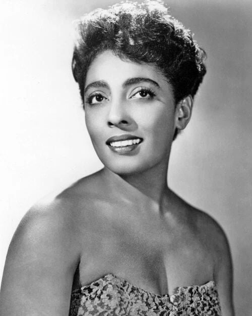 Soul Singer Carmen Mcrae Glossy Keychain Jazz Music Print