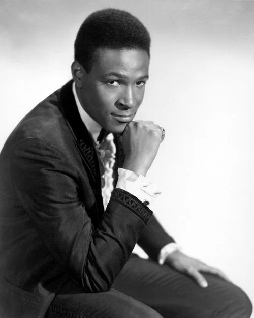 Soul Singer Marvin Gaye Glossy Keychain Motown Music Print Portrait