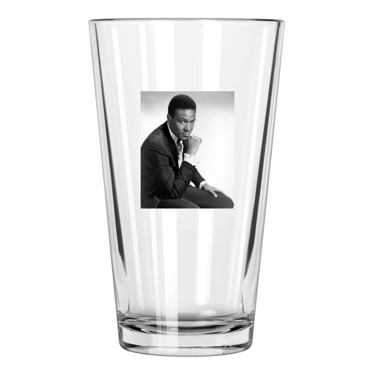 Soul Singer Marvin Gaye Photo Motown Music Portrait Pint Beer Drinking Glass