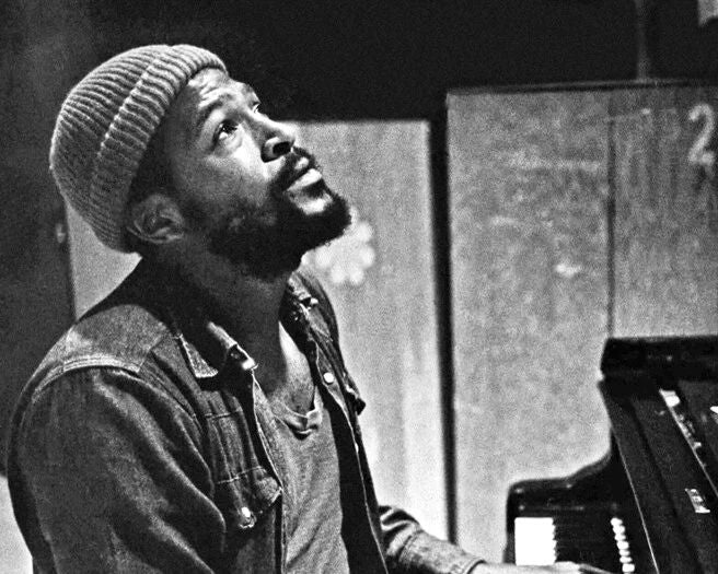 Soul Singer Marvin Gaye Glossy Keychain Musical Motown Print Portrait 2