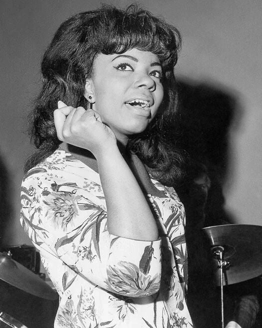 Soul And Pop Singer Mary Wells Glossy Magnet Blues Print Motown Magnet 1