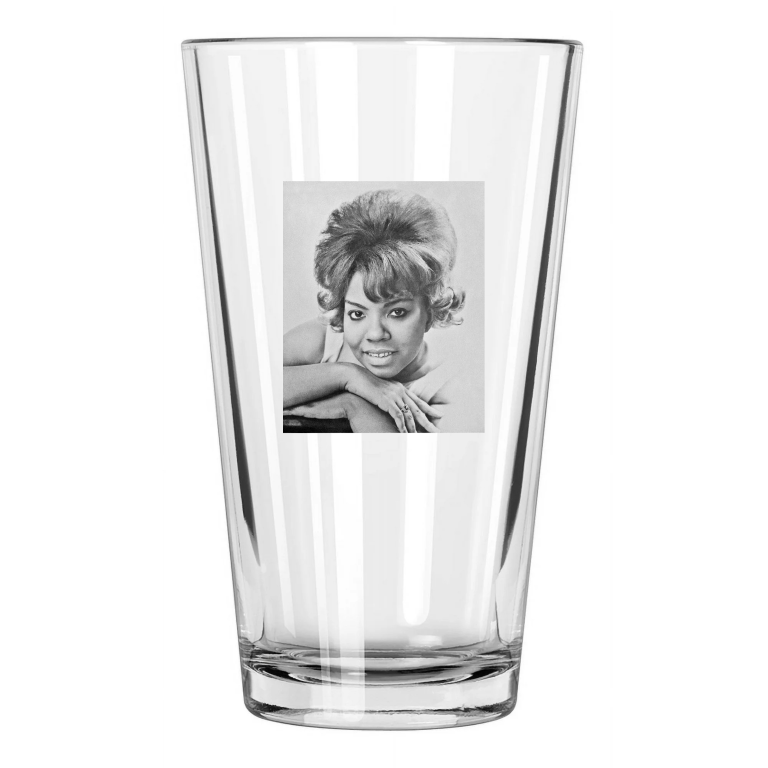 Soul And Pop Singer Mary Wells Photo Blues Motown 3 Pint Beer Drinking Glass
