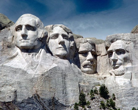 South Dakota Mount Rushmore Memorial Glossy Photo Print Wall Art Poster
