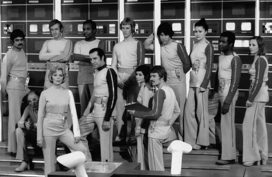 Space 1999 Cast Martin Landau Barbara Bain Nick Tate Retro Photo Picture