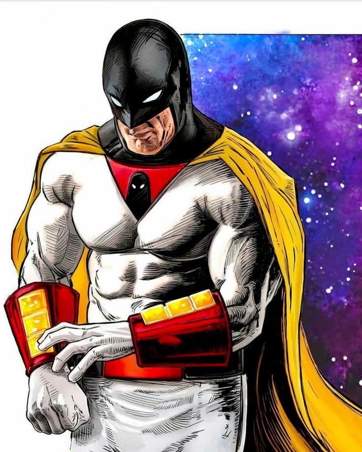 Space Hero Illustration Jigsaw Puzzle