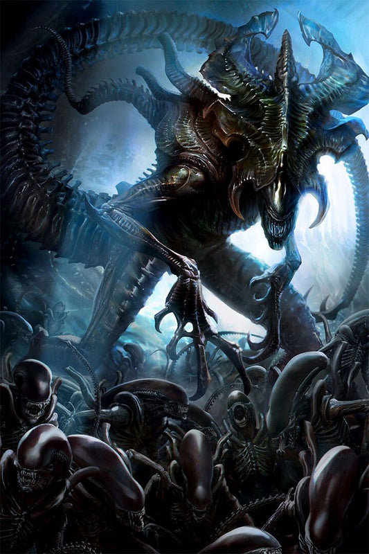 Space Creature Artwork Fantasy Print Painting Jigsaw Puzzle