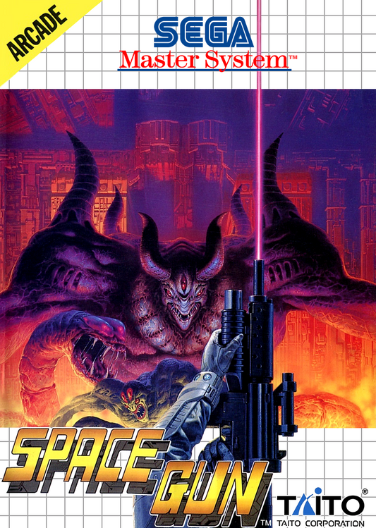Space Gun Sega Master System Print Poster