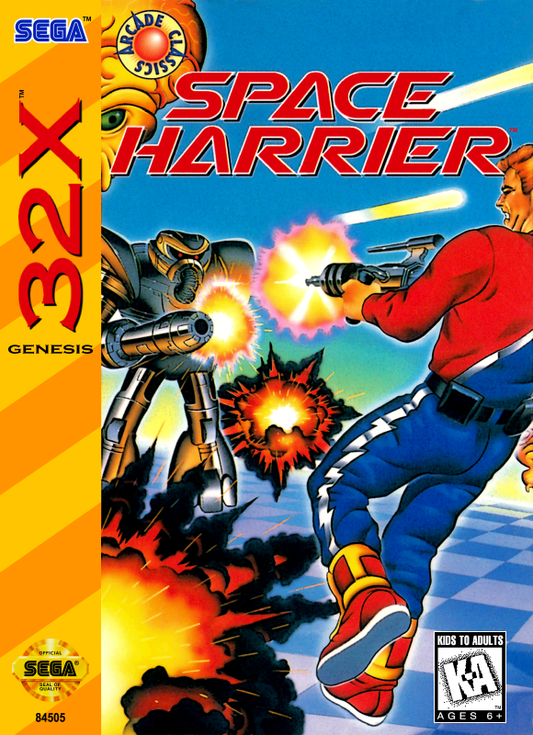 Space Harrier Sega 32X Print Poster