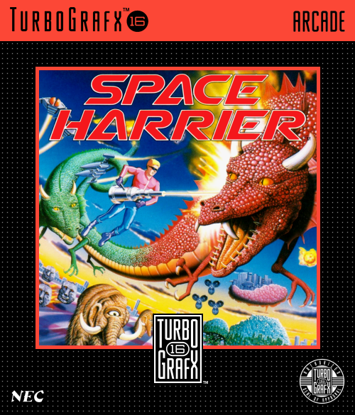 Space Harrier Turbografx 16 Keychain