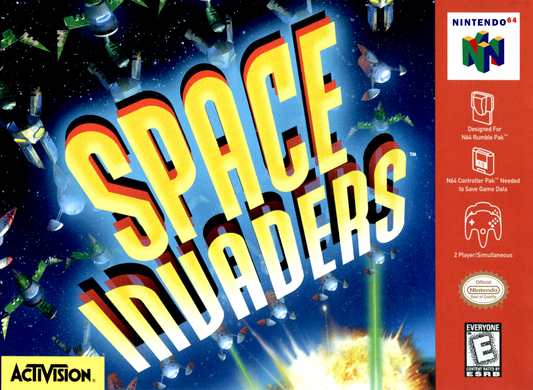 Space Invaders N64 Print Poster