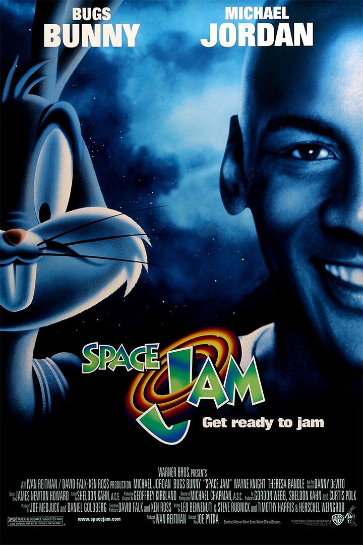 Space Jam Movie 1 Sided Rare Original Rolled Jigsaw Puzzle