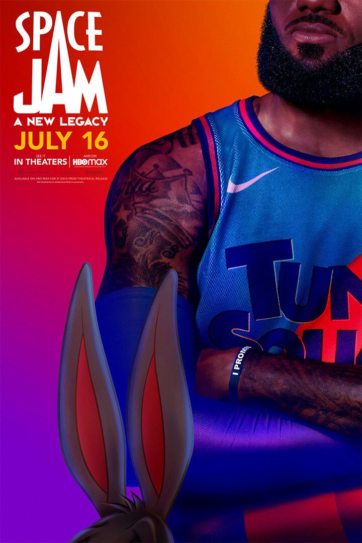 Space Jams Lebron James Bugs Bunny Movie Art Home Decor Jigsaw Puzzle