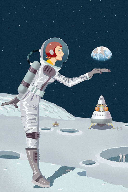 Space Travel Modern Science Collage Modern Science Jigsaw Puzzle