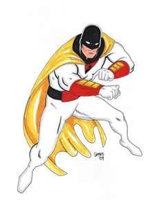 Spaceghost Character Art Jigsaw Puzzle