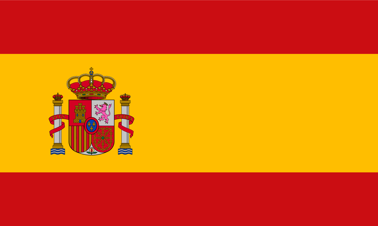 Spain Flag Print Poster