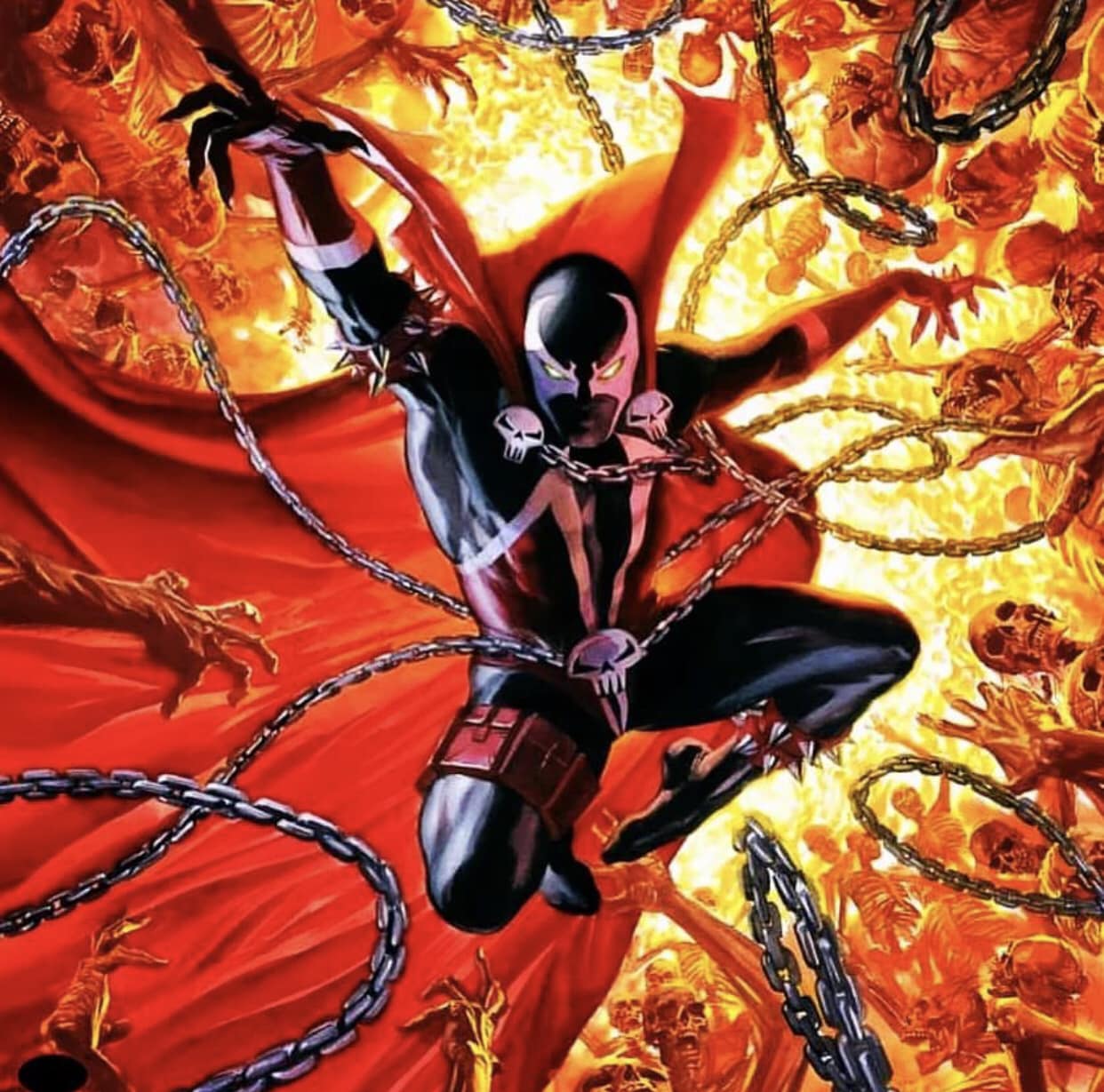 Spawn Action Scene Print Poster