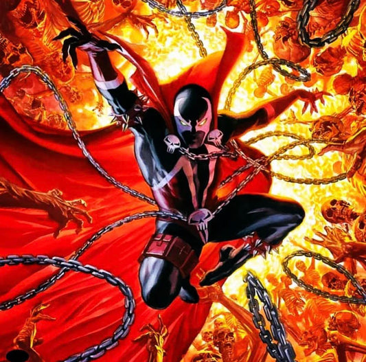 Spawn Action Scene Print Poster