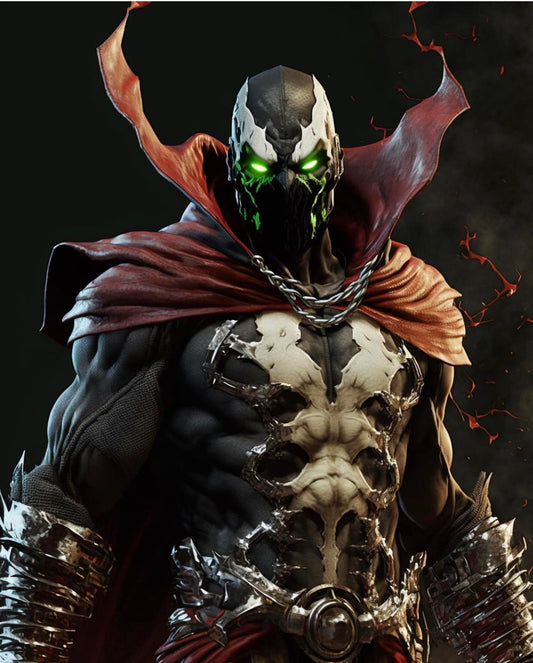 Spawn Character Portrait Print Poster