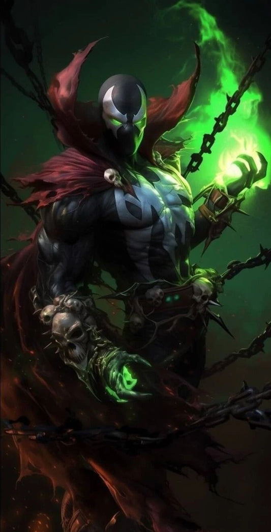 Spawn Art Keychain