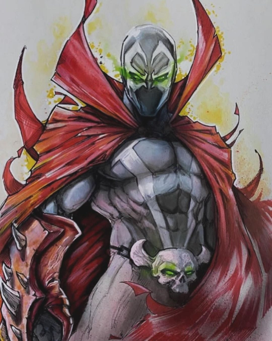 Spawn Cloaked Warrior 389 Print Poster