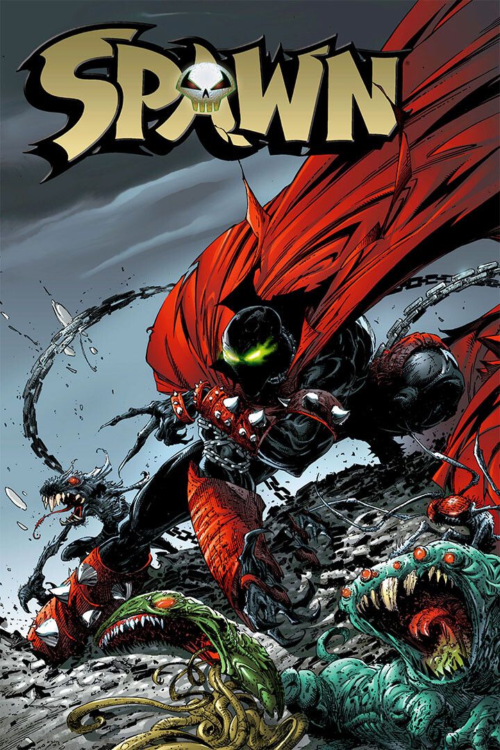 Spawn Comic Book Cover Demon Skull Red Art Home Decor Jigsaw Puzzle