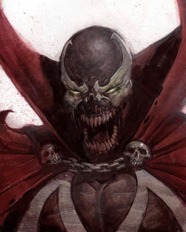 Spawn Demonic Cape 4321 Print Poster
