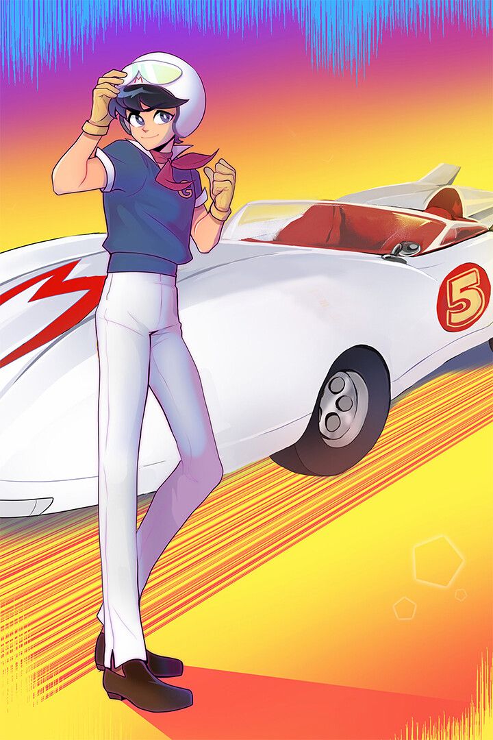 Speed Racer Anime Movie Art Print Decor Jigsaw Puzzle