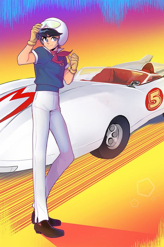 Speed Racer Anime Movie Art Print Decor Jigsaw Puzzle