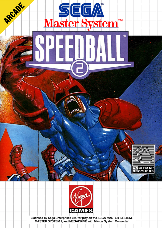 Speedball 2 Sega Master System Print Poster