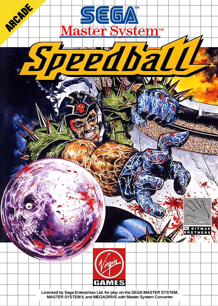 Speedball Sega Master System Print Poster