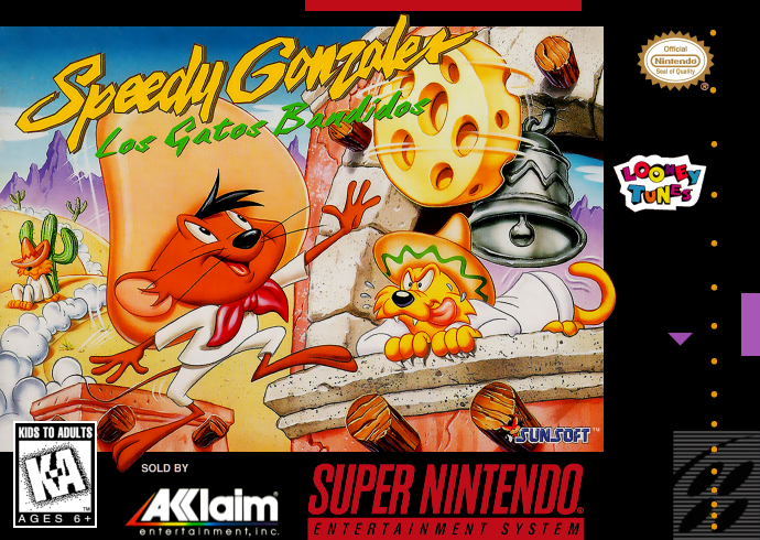 Speedy Gonzales Los Gatos Bandidos (Usa) Snes Print Poster