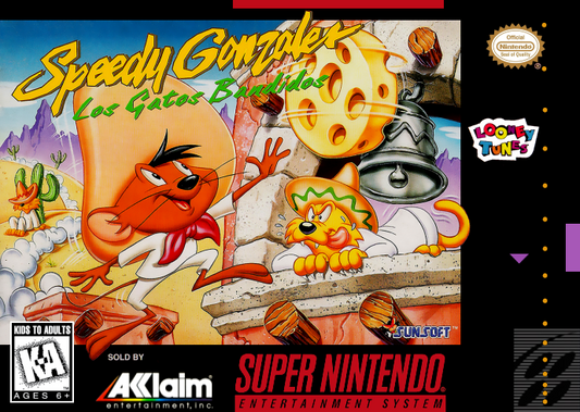Speedy Gonzales Los Gatos Bandidos (Usa) Snes Print Poster