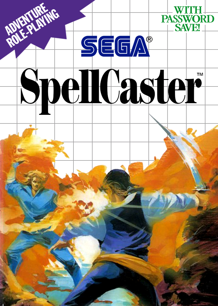 Spellcaster Sega Master System Print Poster