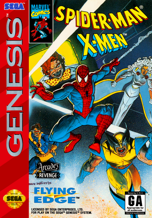 Spider Man X Men Arcade S Revenge (Usa) Genesis Print Poster