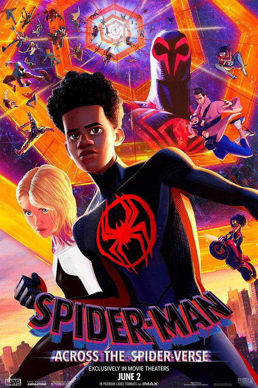 Spiderman Across The Spiderverse Animation Action Jigsaw Puzzle
