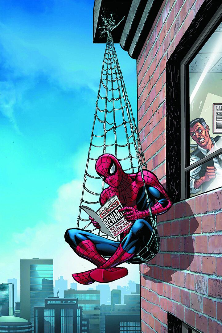 Spiderman Climbing The Side Of A Building Art Print Decor Jigsaw Puzzle