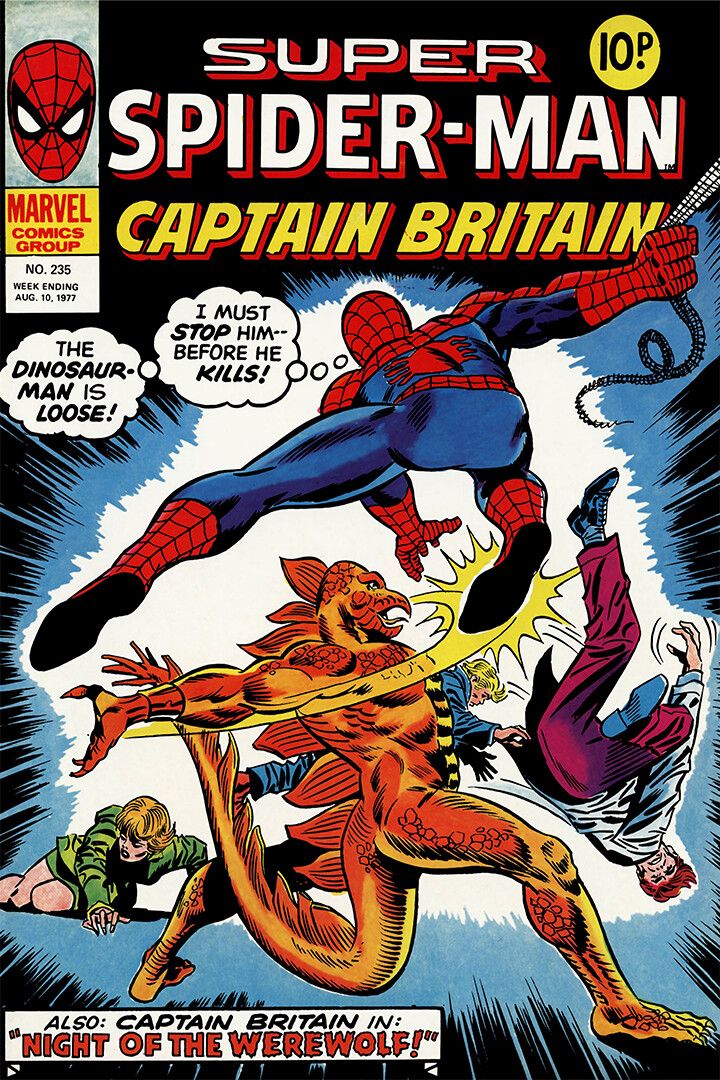 Spiderman And Captain Britain Art Home Decor Jigsaw Puzzle