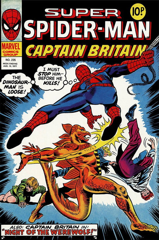 Spiderman And Captain Britain Art Home Decor Jigsaw Puzzle