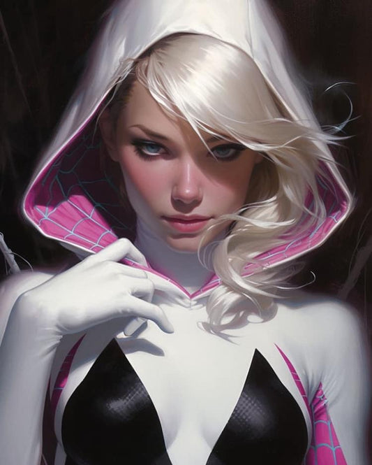 Spider Gwen Portrait (2) Print Poster